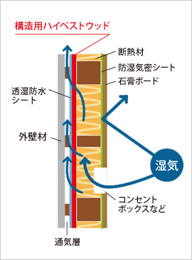 イメージ：構造用ハイベストウッド