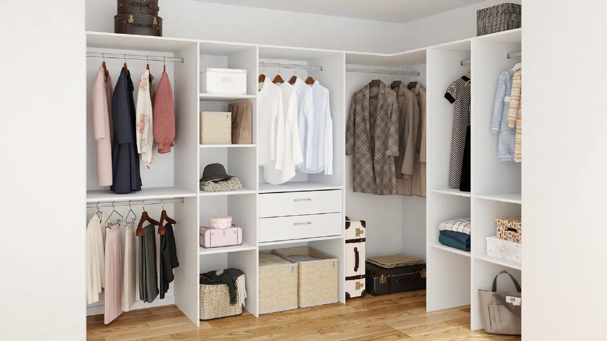 衣類や小物がすっきり収納できるカスタムシェルフ 衣類や小物がすっきり収納できるカスタムシェルフ