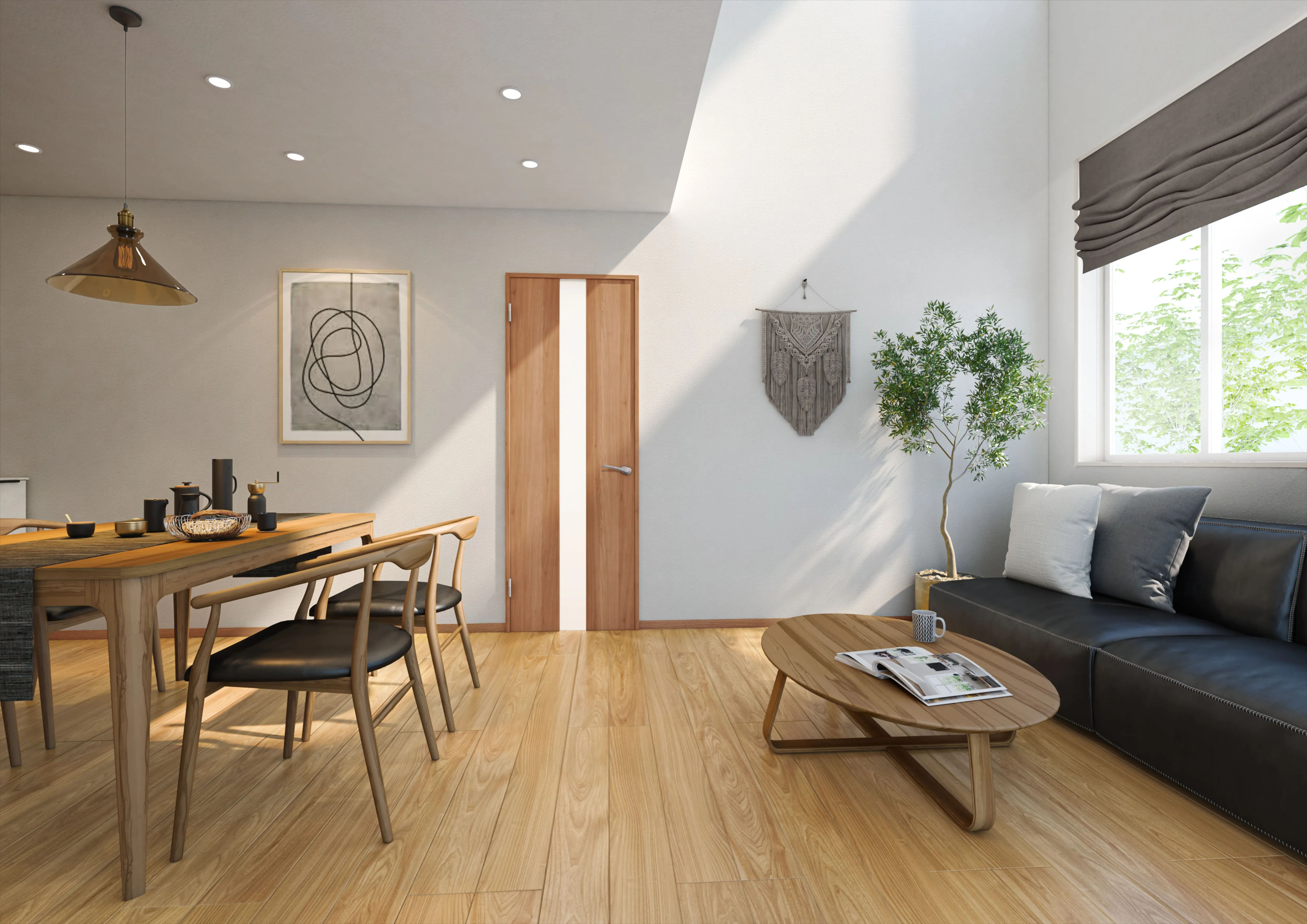 カナエルＣデザインのエルムベージュ色の施工事例