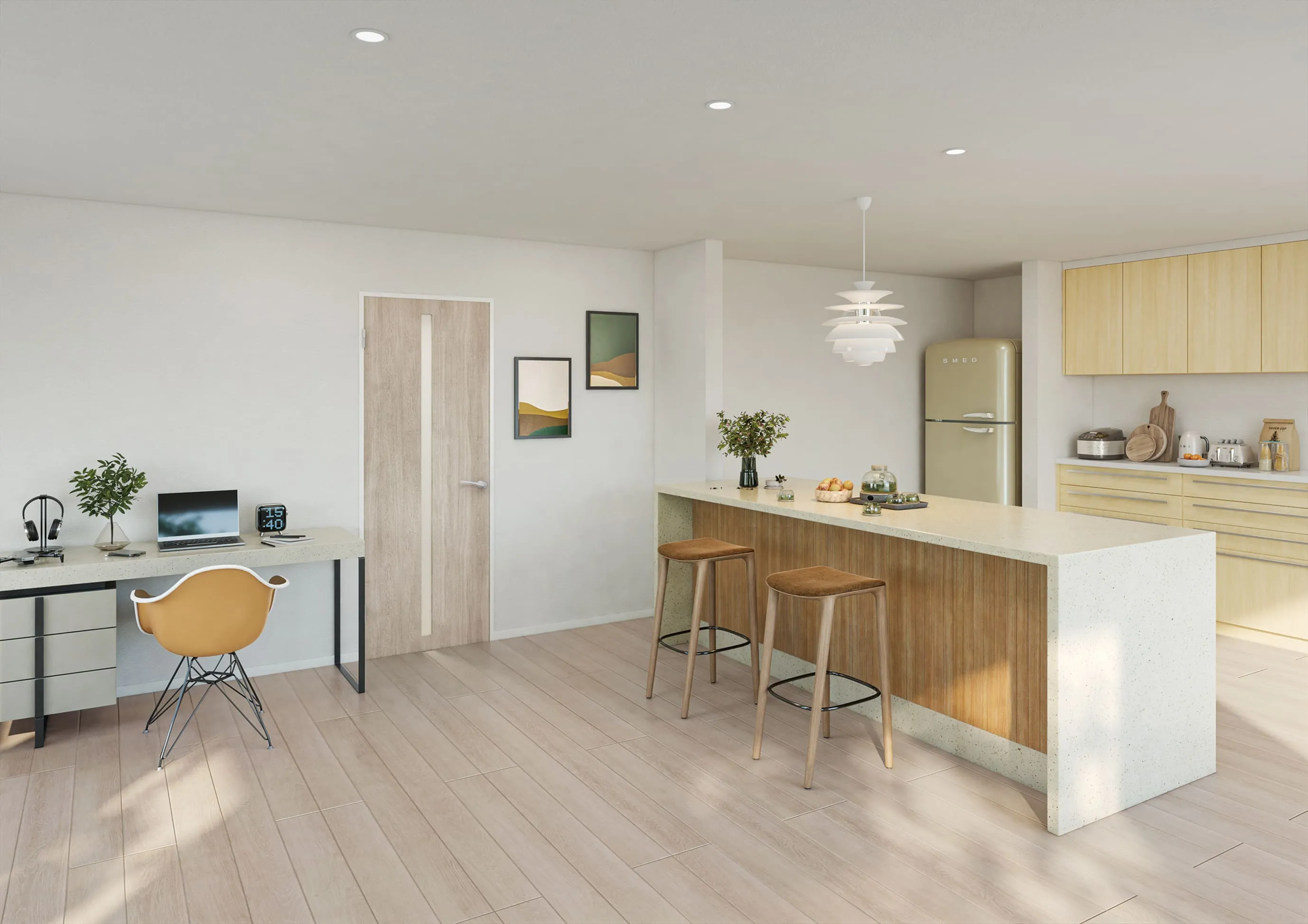 カナエル　リニューアル　グレージュ