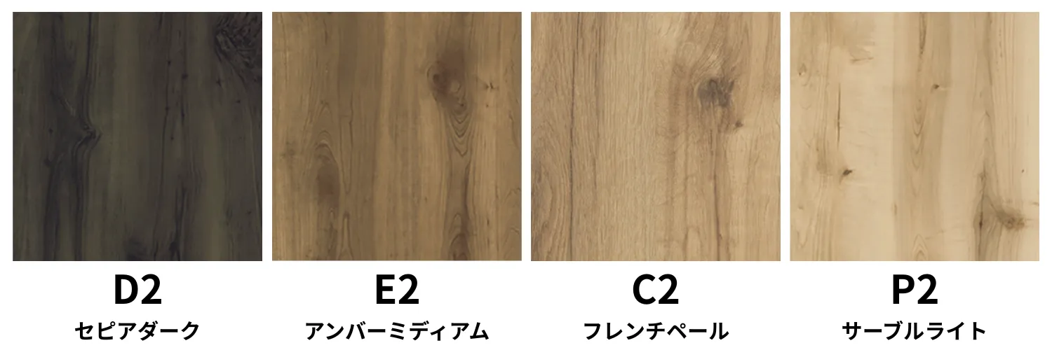 Rデザインドア カラーラインナップ4色